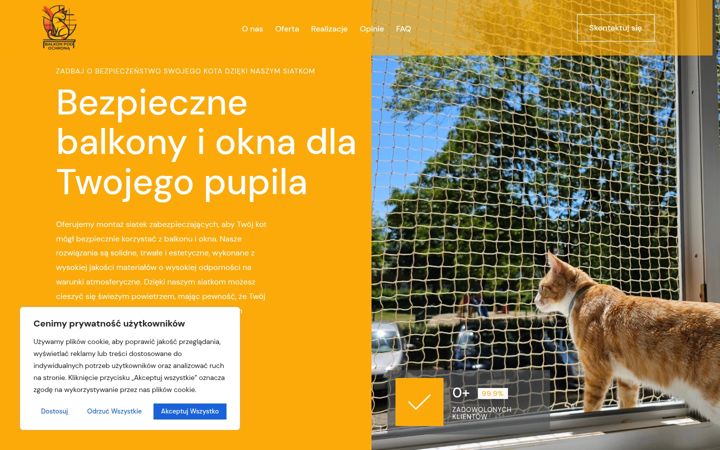 Screenshot of balkonpodochrona.pl