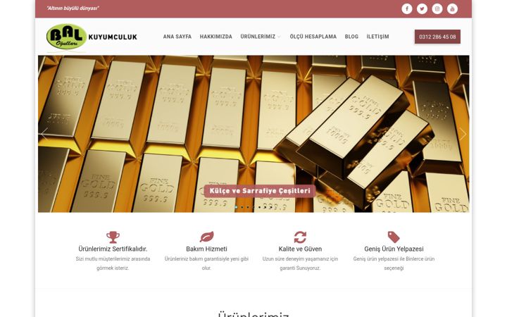 Screenshot of balkuyumculuk.com