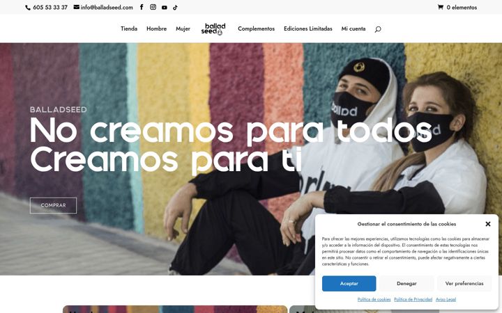 Screenshot of balladseed.com