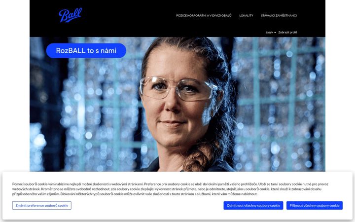 Screenshot of ballaerosol.cz