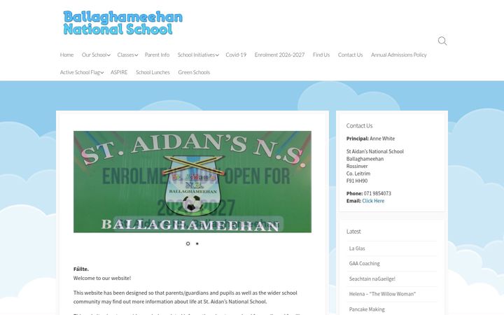 Screenshot of ballaghameehanns.com