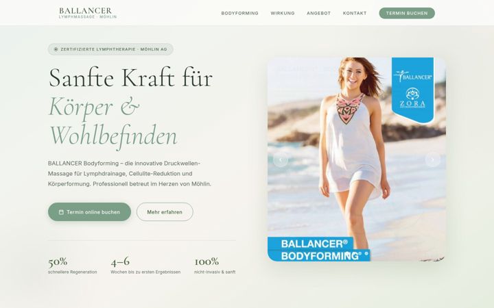 Screenshot of ballancer.ch