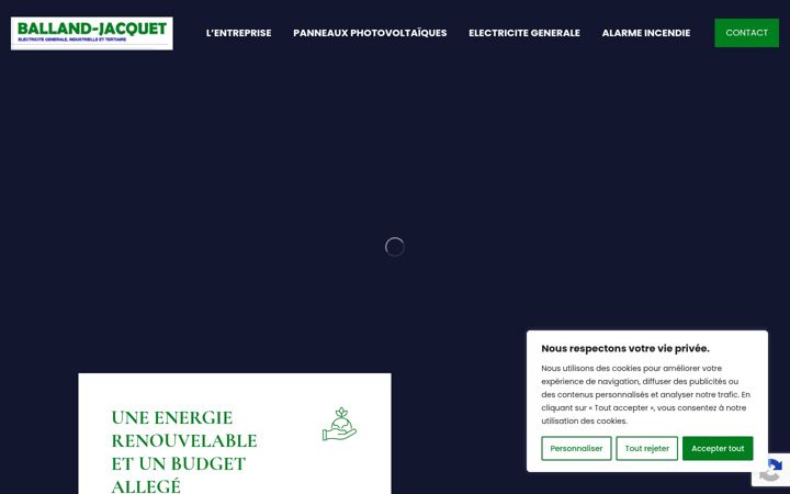 Screenshot of balland-jacquet.fr