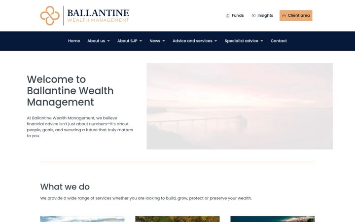 Screenshot of ballantinewm.co.uk