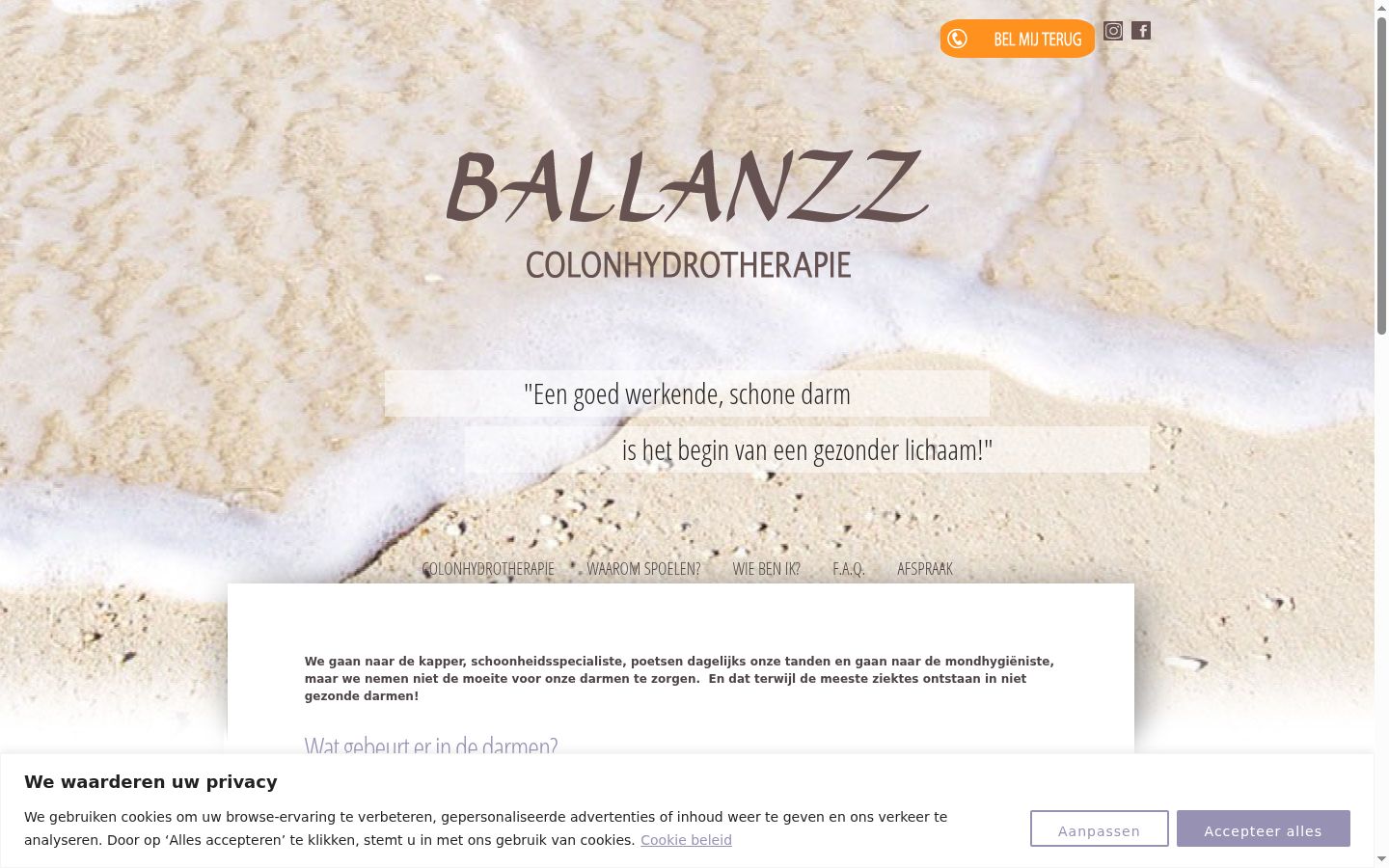 Screenshot tal-banner tal-kunsens muri qabel kwalunkwe interazzjoni