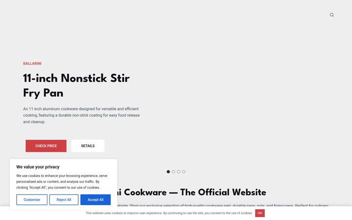 Screenshot of ballarini-cookware.com