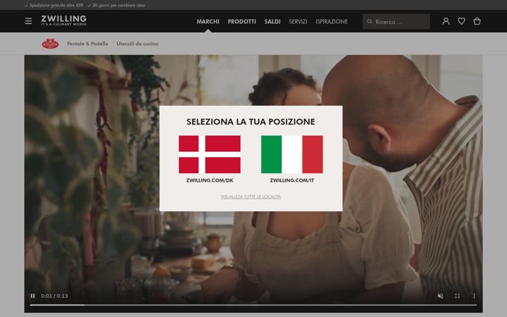 Screenshot of ballarini.it