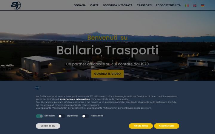 Screenshot of ballariotrasporti.com