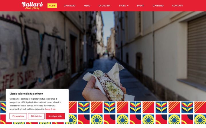 Screenshot of ballarostreetfood.it