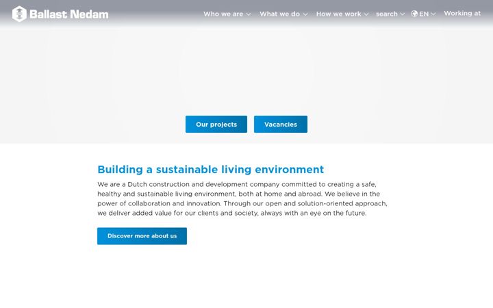Screenshot of ballast-nedam.com