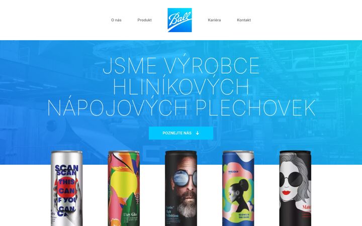 Screenshot of ballcorp.eu