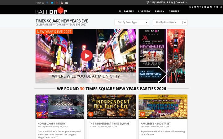 Screenshot of balldrop.com