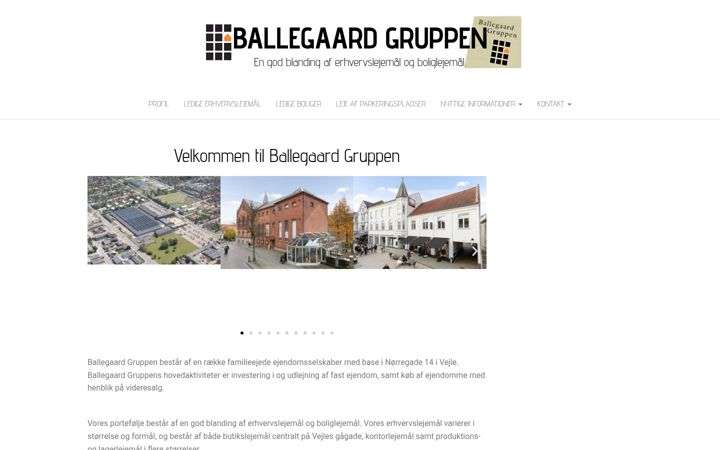 Képernyőkép: ballegaard-gruppen.dk