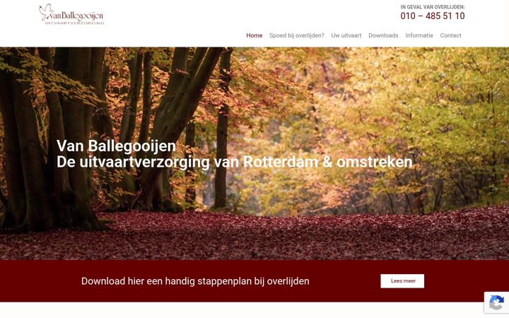 Snimka zaslona za ballegooijen.nl