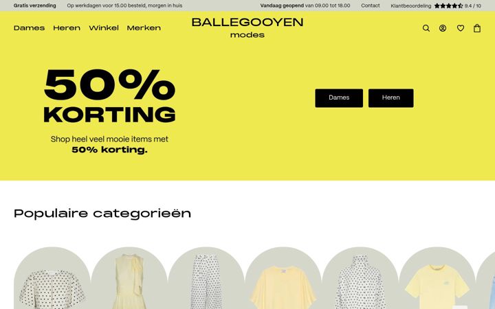 Screenshot of ballegooyenmodes.com
