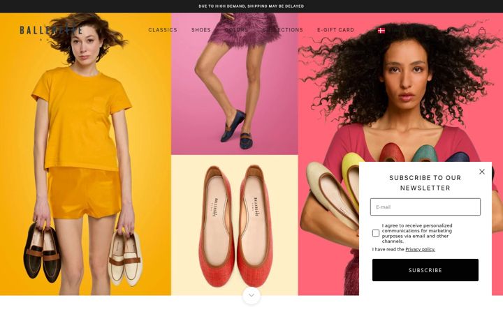 Screenshot of ballerette.com