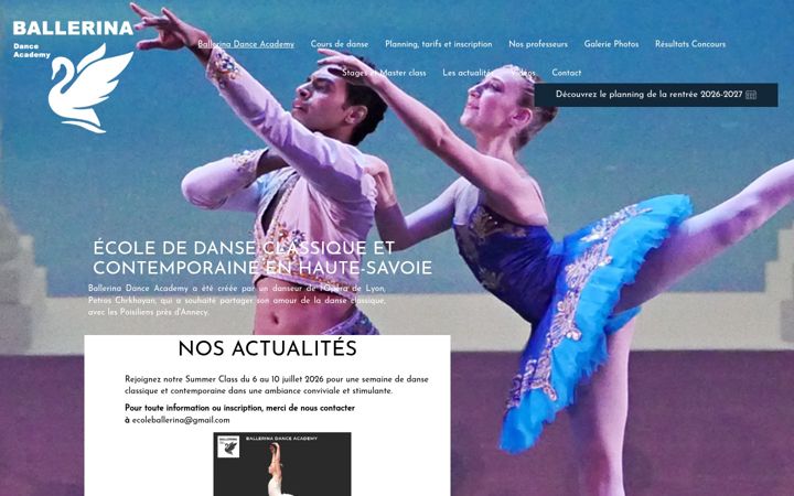 Screenshot of ballerina-dance-academy.fr