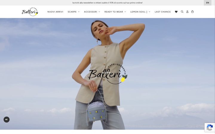 Screenshot of ballerisorrento.com