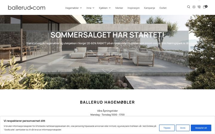 Screenshot of ballerud.com