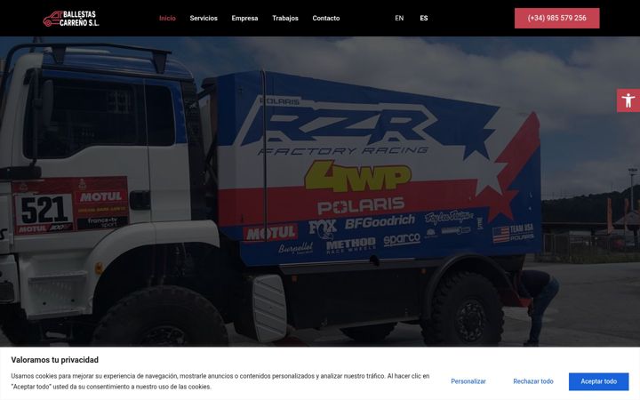 Screenshot of ballestascarreno.com