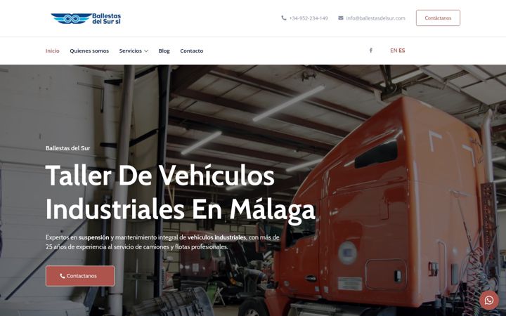 Screenshot of ballestasdelsur.com