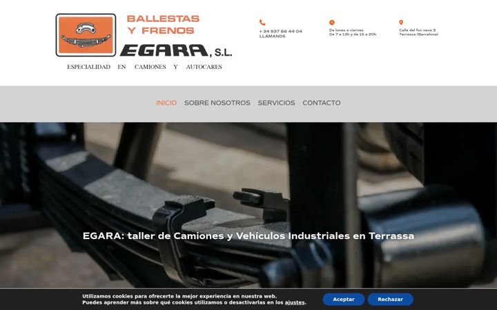 Ekrano kopija ballestasyfrenosegara.com
