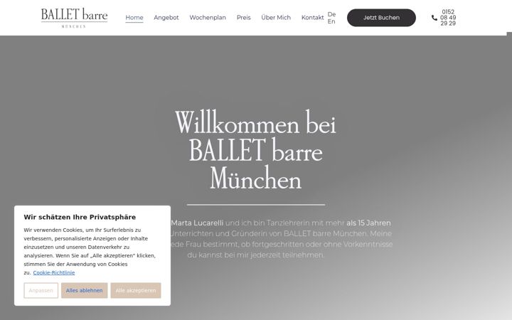 Screenshot of ballet-barre.com