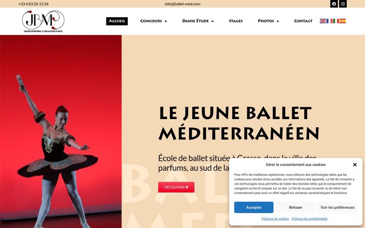 Screenshot of ballet-med.com