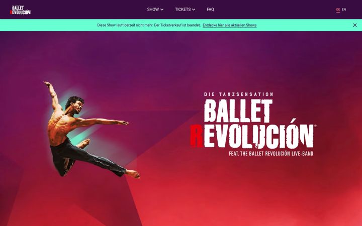 Screenshot of ballet-revolucion.de