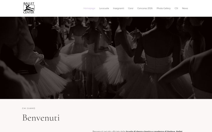 Screenshot of balletcenter.it