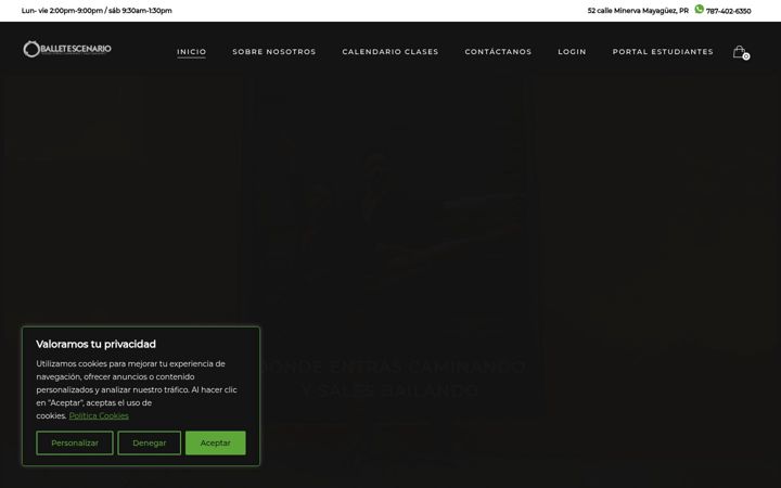 Screenshot of balletescenario.com