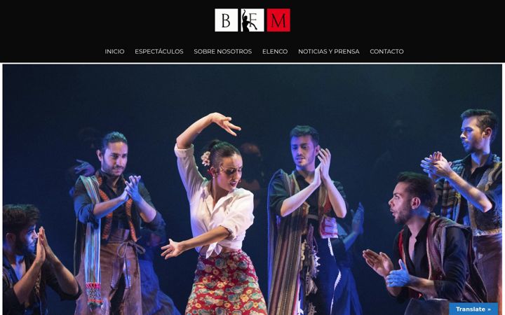Screenshot di balletflamencodemadrid.com