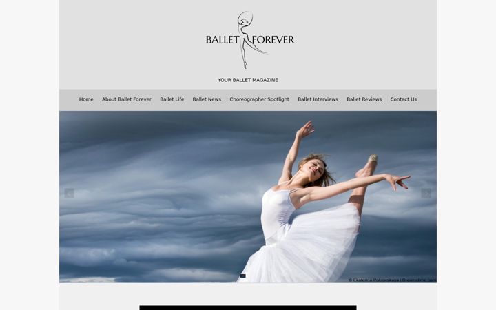 Screenshot of balletforever.com