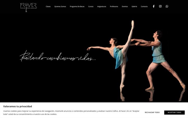 Screenshot of balletprover.mx