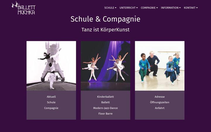 Screenshot of ballett-muchka.de