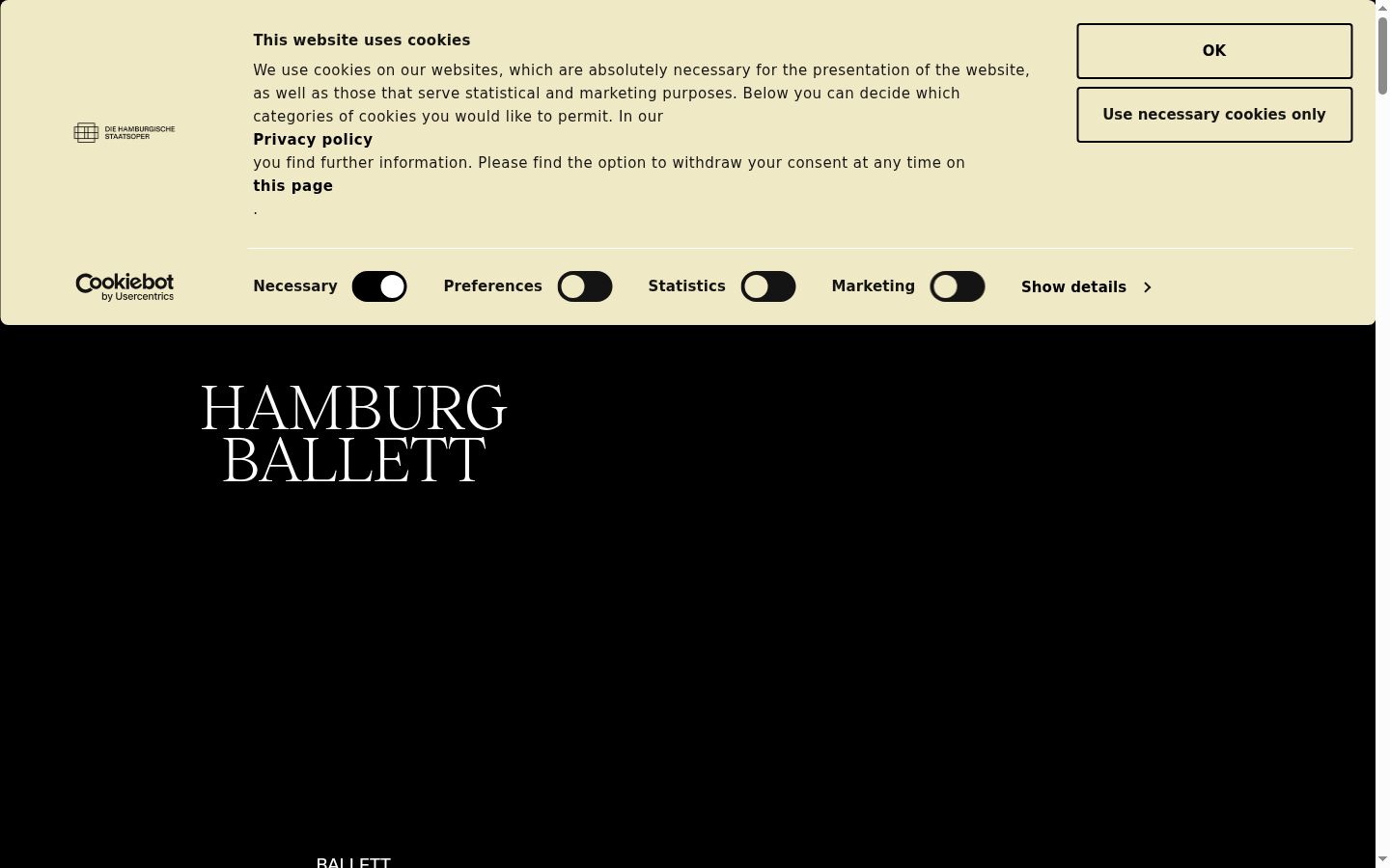 Skærmbillede af samtykkebanneret, som det blev vist før nogen interaktion