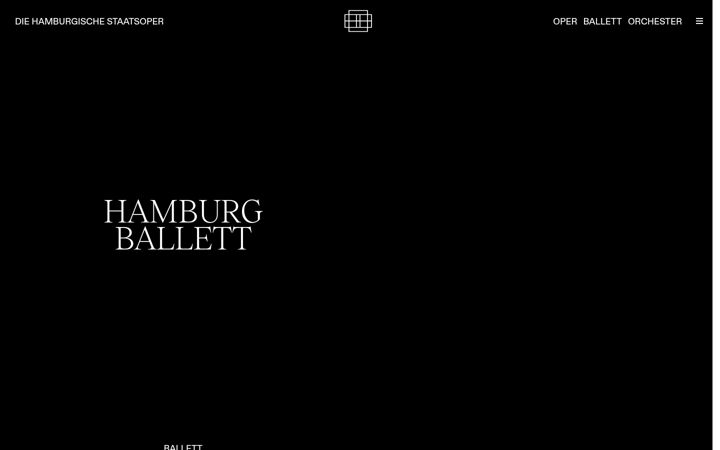 Screenshot of ballett-tage.hamburg