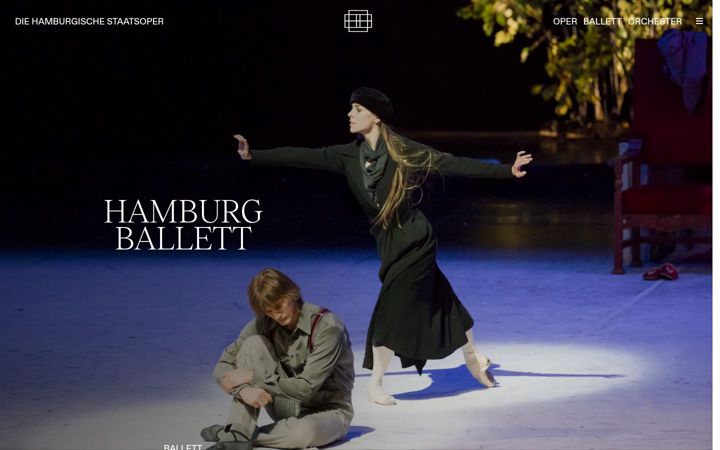 Screenshot of ballett.hamburg