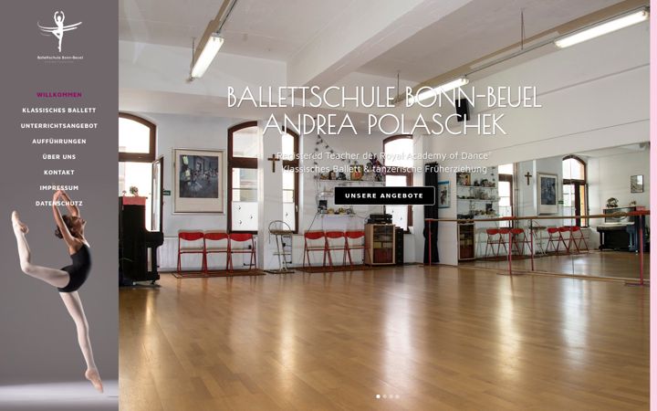 Екранна снимка на ballettschule-bonn.de