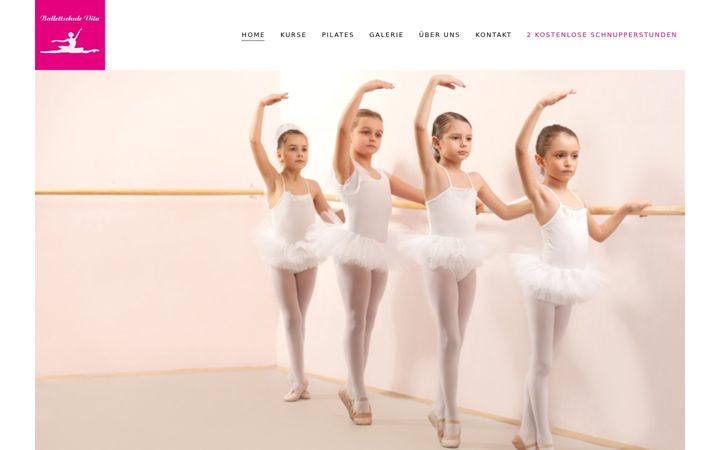 Zrzut ekranu ballettschule-vita.de