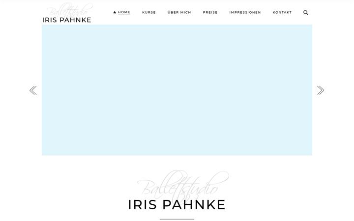 Skærmbillede af ballettstudio-pahnke.de