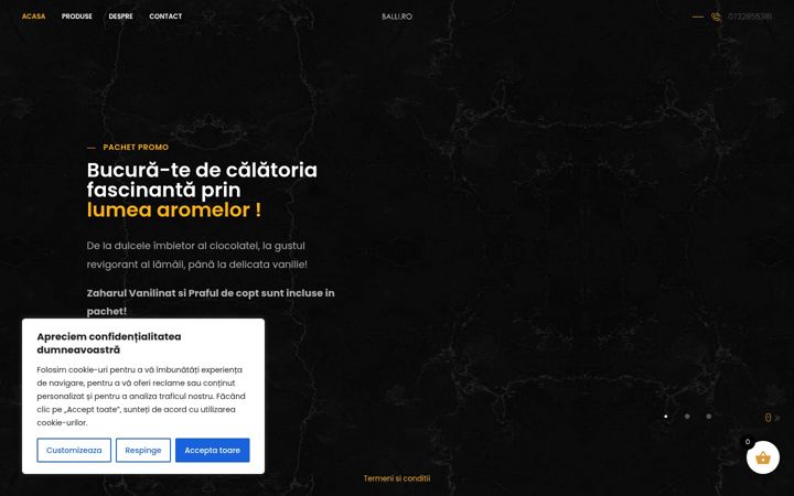 Screenshot of balli.ro