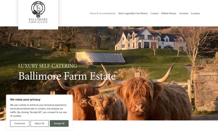 Skærmbillede af ballimore.scot