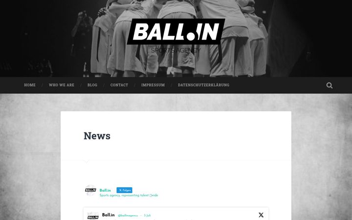 Screenshot of ballinagency.com