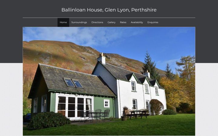 Screenshot of ballinloan.com