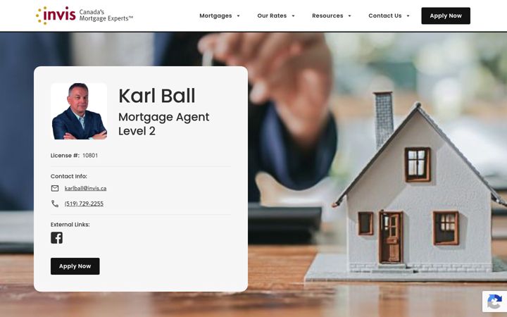 Screenshot of ballmortgages.com