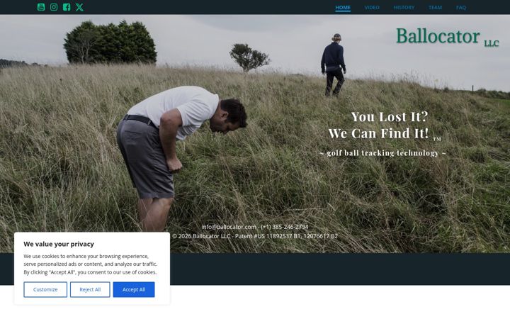 Screenshot of ballocator.com