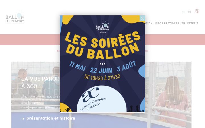Screenshot of ballon-epernay.com