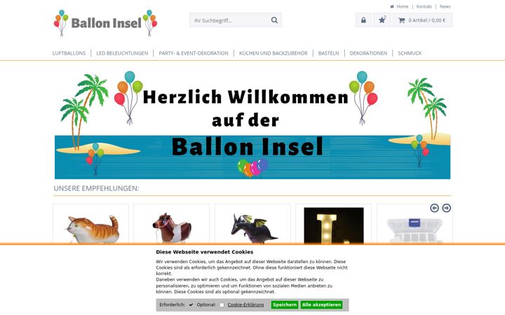 Screenshot of ballon-insel.de