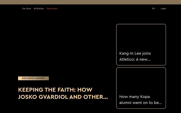 Screenshot of ballondor.com